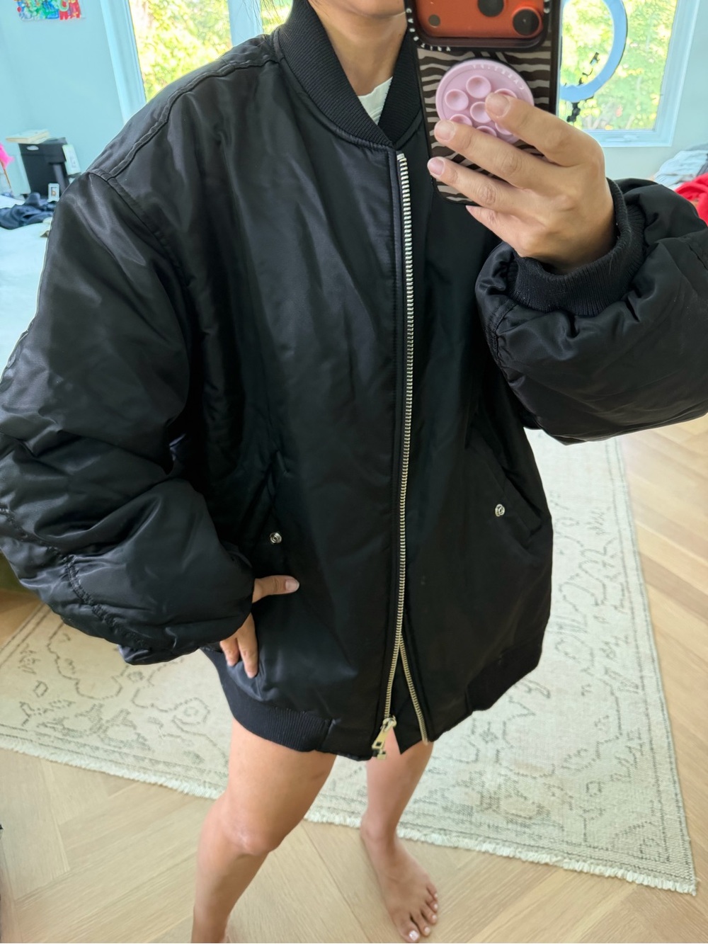 THE FRANKIE SHOP
Astra shell bomber jacket